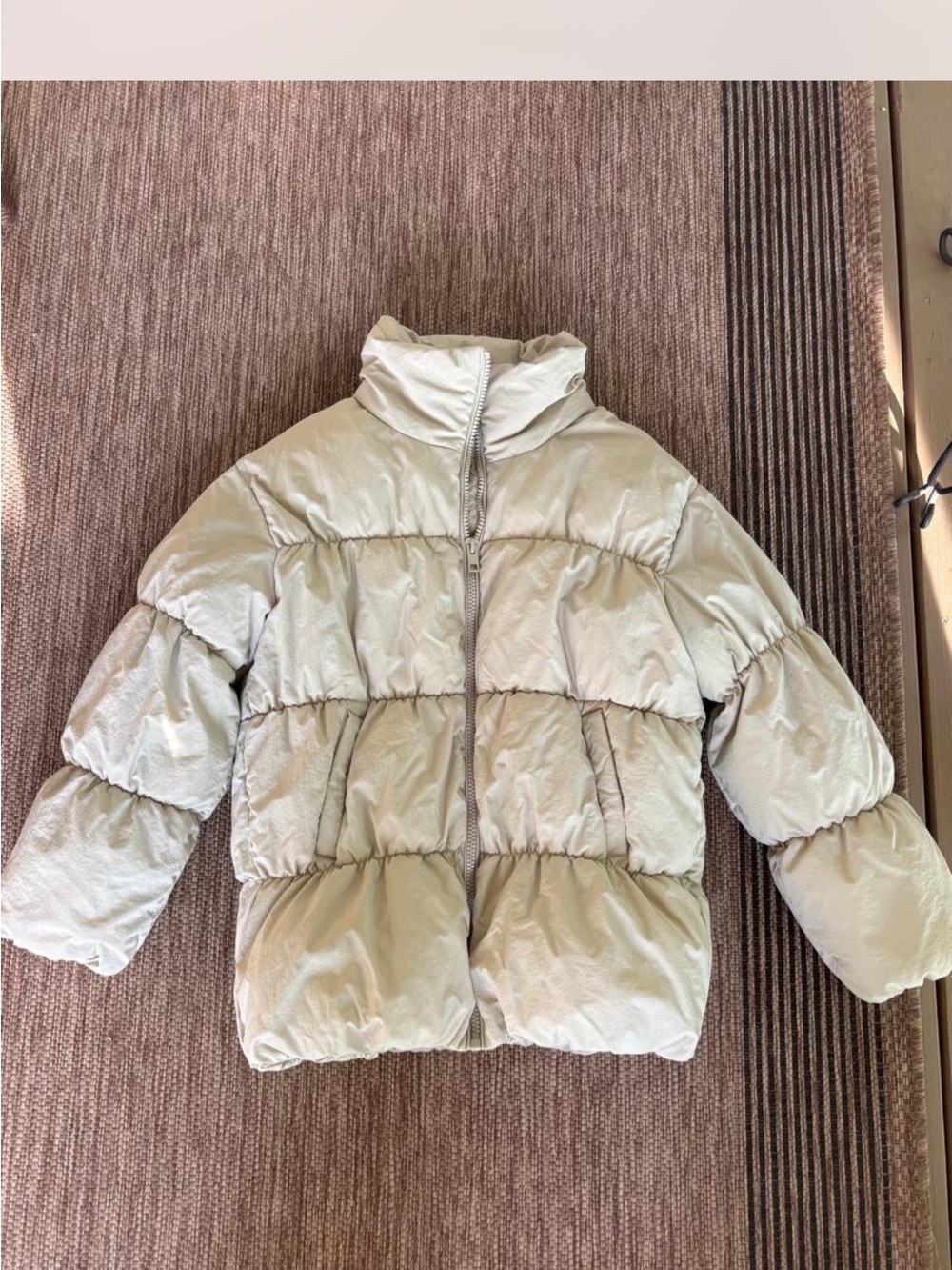 Garage Light Sage Puffer Jacket
